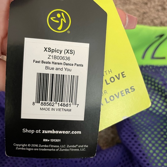 Nwt Zumba Fast Beats Harem Pants - Picture 5 of 5